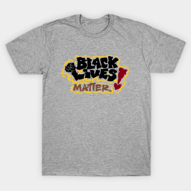 Black Lives Matter T-Shirt by beetoons